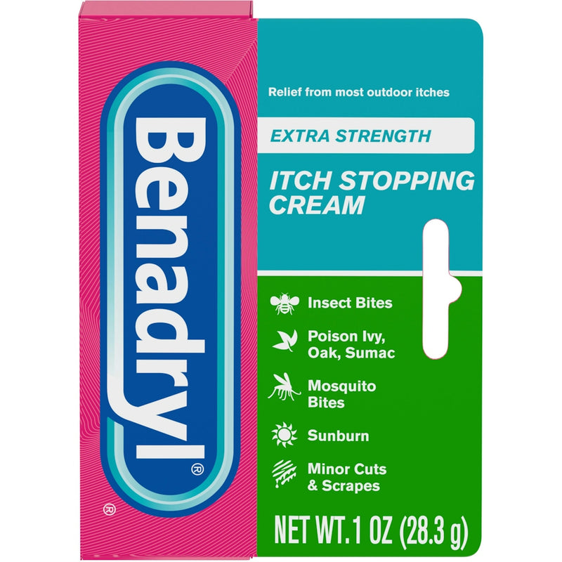 Benadryl Benadryl Itch Stopping Cream, Extra Strength, For Ages 2+ 1 Oz Medicine & Drugs