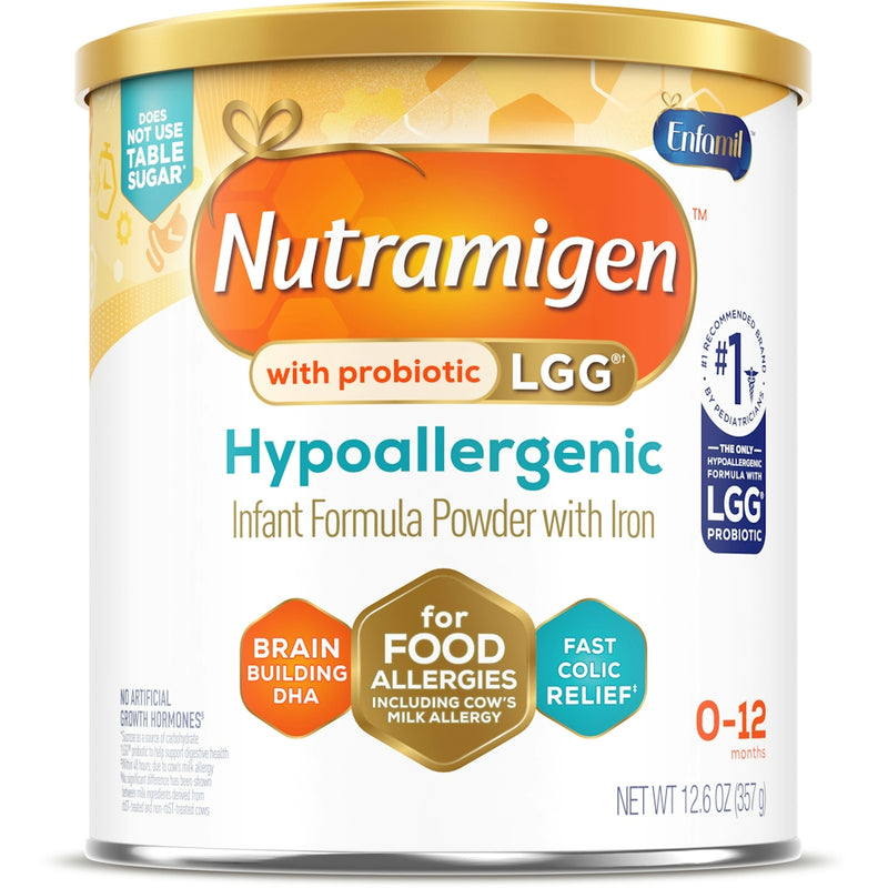 Nutramigen Nutramigen Infant Formula With Iron, Powder, Hypoallergenic, 0-12 Months, 12.6 Ounce Baby Formula