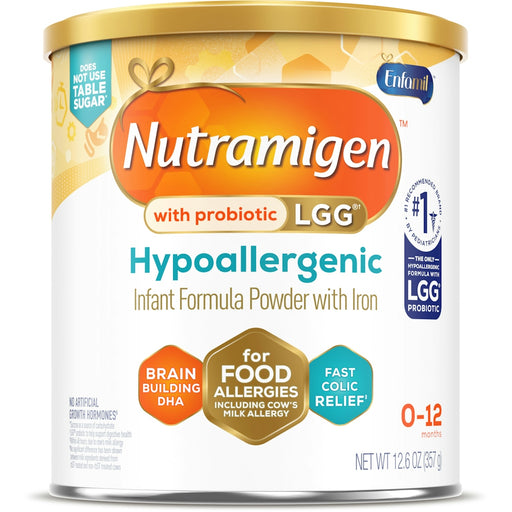 Nutramigen Nutramigen Infant Formula With Iron, Powder, Hypoallergenic, 0-12 Months, 12.6 Ounce Baby Formula