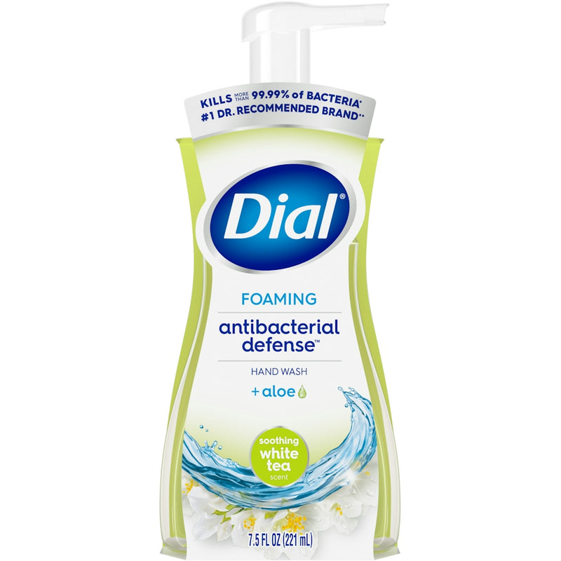 Dial Dial Complete Soothing White Tea Scent Foaming Antibacterial Hand Wash, 7.5 Fl Oz Bath & Body White Smoke