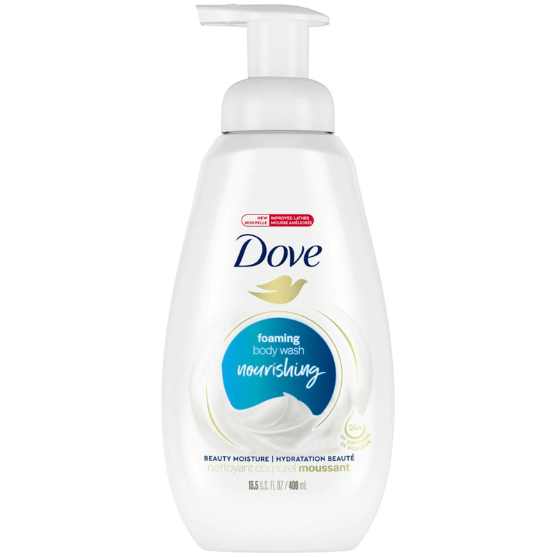 Dove Dove Instant Foaming Deep Moisture Body Wash, Fragrance Free, 13.5 Fl Oz Body Wash