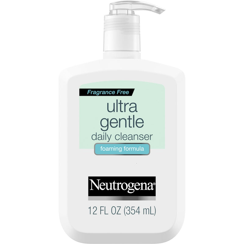 Neutrogena Neutrogena Ultra Gentle Daily Face Wash For Sensitive Skin, Foaming Facial Cleanser Facial Cleansers