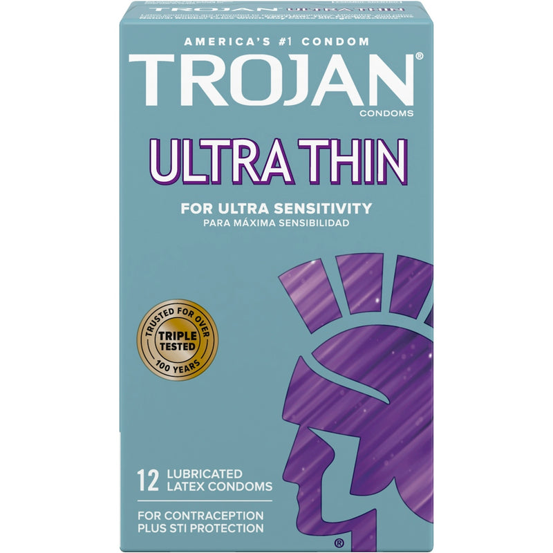 Trojan Trojan Ultra Thin Premium Lubricated Latex Condoms Condoms