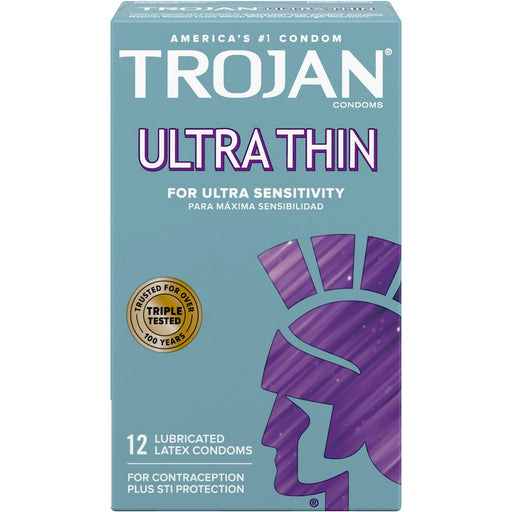 Trojan Trojan Ultra Thin Premium Lubricated Latex Condoms Condoms