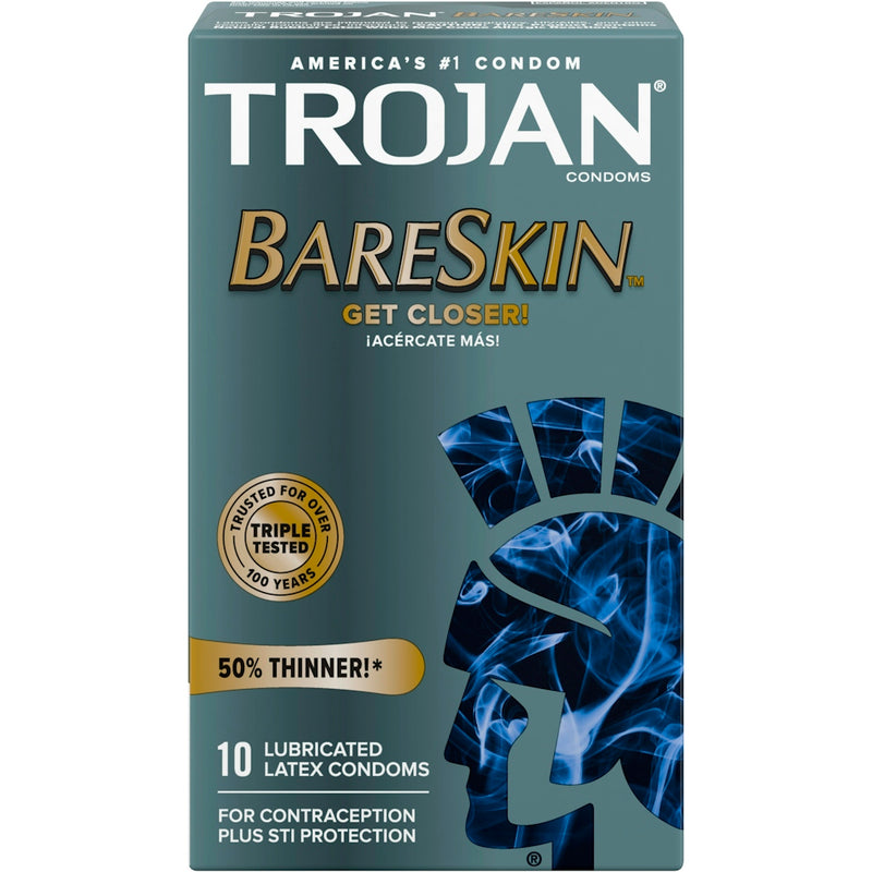 Trojan Trojan Sensitivity BareSkin Lubricated Premium Latex Condoms Condoms