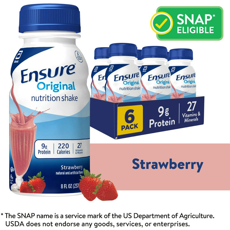 Ensure Ensure Original Nutrition Shake Strawberry Ready To Drink 48 Fl Oz Fitness & Nutrition