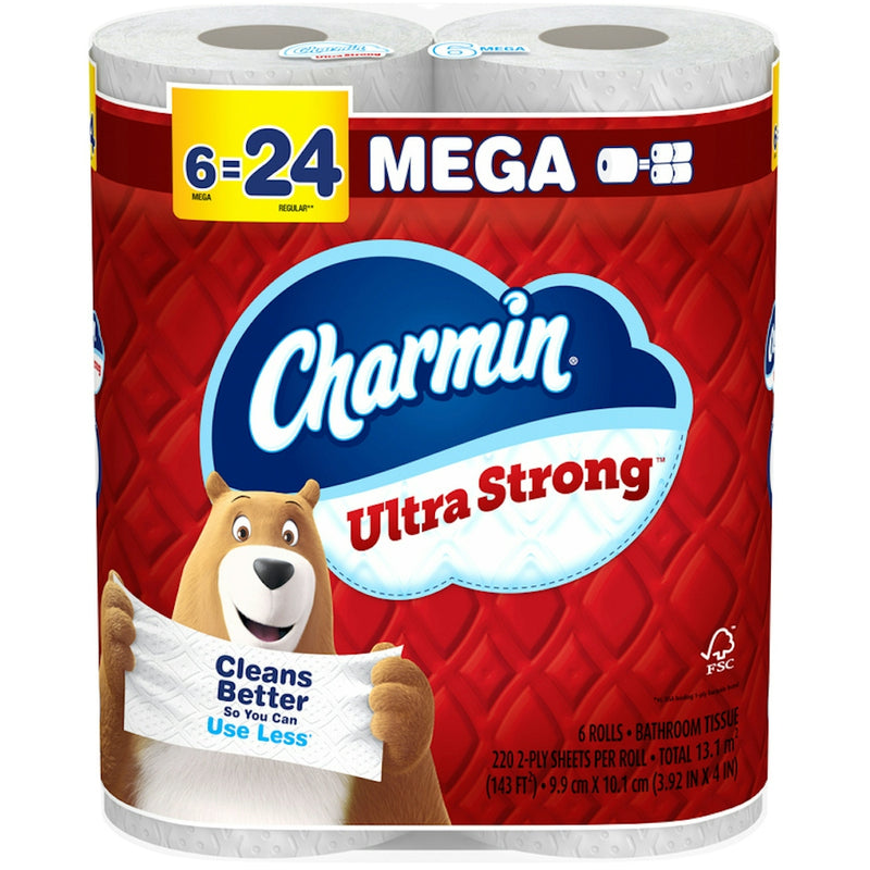 Charmin Charmin Ultra Strong 2-Ply Unscented Mega Rolls Bathroom Tissue Toilet Paper