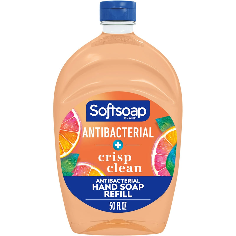 Softsoap Softsoap Antibacterial Liquid Hand Soap Refill - Crisp Clean - 50 Fl Oz Liquid Hand Soap White Smoke