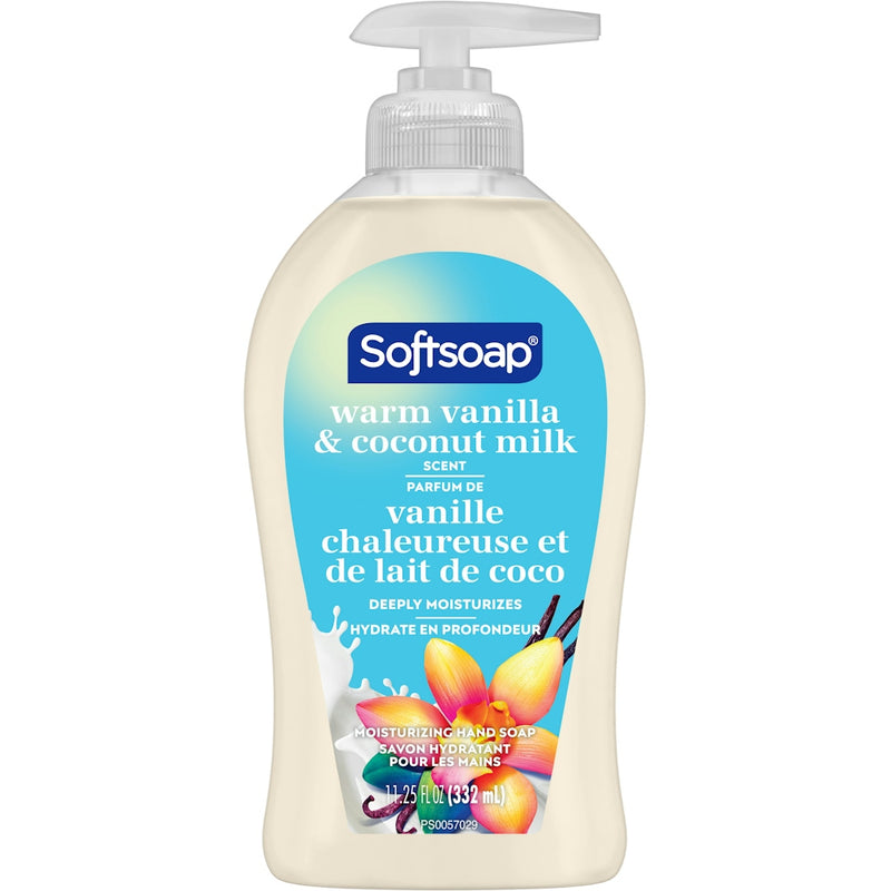Softsoap Softsoap Deeply Moisturizing Liquid Hand Soap Pump - Warm Vanilla & Coconut Milk - 11.25 Fl Oz Liquid Hand Soap