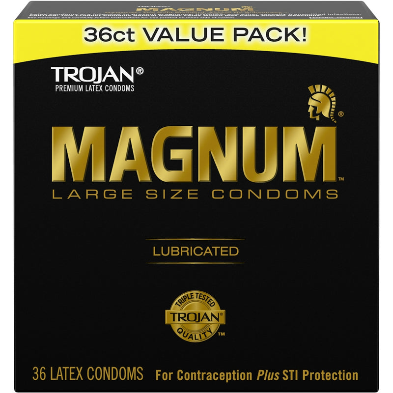 Trojan Trojan Magnum Large Size Lubricated Latex Condoms Condoms