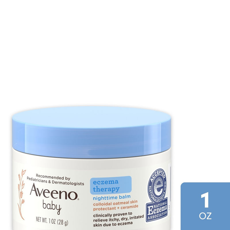 Aveeno Baby Aveeno Baby Eczema Therapy Nighttime Balm With Colloidal Oatmeal, Travel Size, 1 Oz Baby & Toddler Furniture