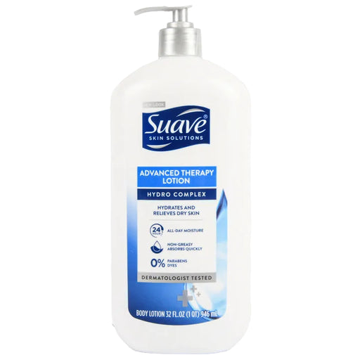 0 Suave Skin Solutions Body Lotion Advanced Therapy 32 Oz Lotion & Moisturizer White Smoke Default Title