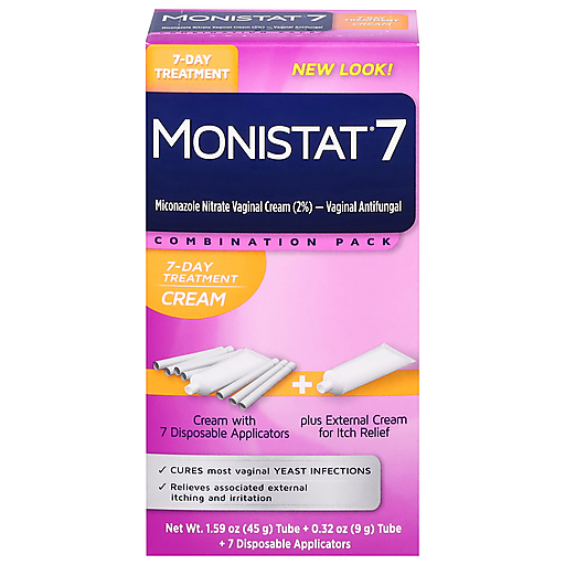 Monistat Monistat Vaginal Antifungal, 7 Day Treatment, Cream, Combination Pack Personal Care