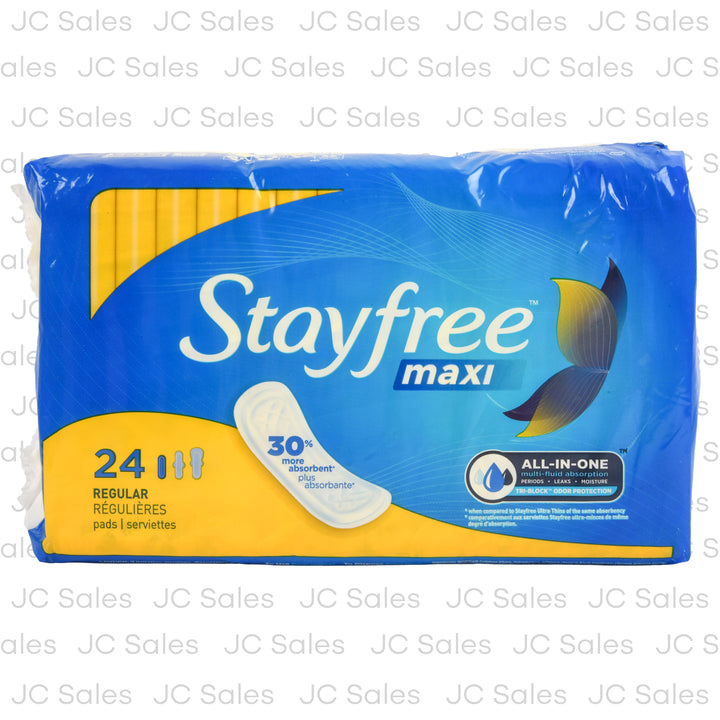 Stayfree Stayfree Regular Maxi Pads Heavy Protection Health & Beauty White Smoke