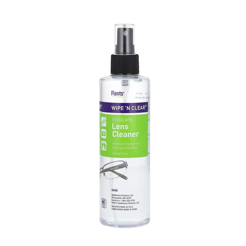Flents Flents Wipe 'N Clear, Lens Cleaner, Eyeglass, 8 Fl Oz Personal Care