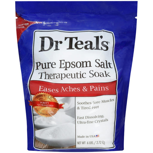Dr Teal's Dr Teal's Therapeutic Soak, Pure Epsom Salt, Eases Aches And Pains 6 Lb Bath & Body