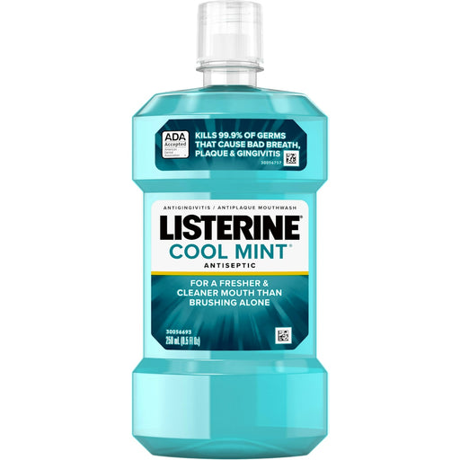 Listerine Listerine Mouthwash, Antiseptic, Cool Mint 8.5 Fl Oz Mouthwash