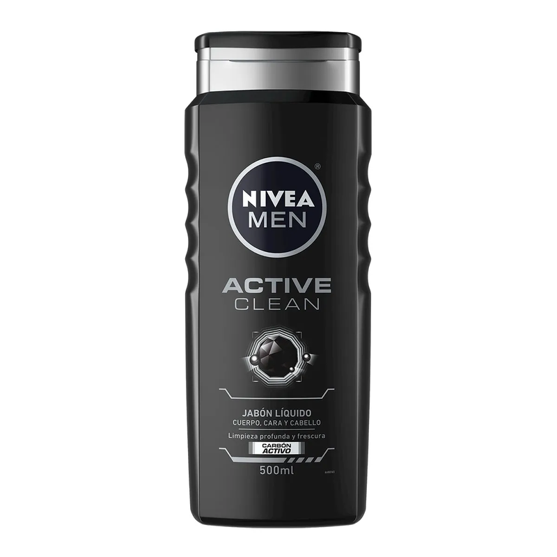 Nivea Nivea Active Clean Body Wash, Deep Clean, With Natural Charcoal Body Wash