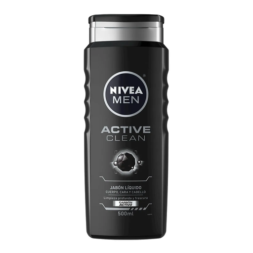 Nivea Nivea Active Clean Body Wash, Deep Clean, With Natural Charcoal Body Wash
