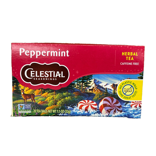 Celestial Seasonings Celestial Seasonings Herbal Tea, Caffeine Free, Peppermint, Tea Bags Tea & Infusions Firebrick