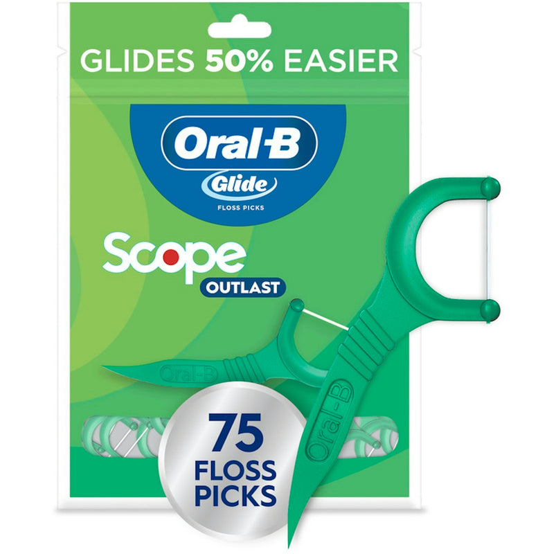 Oral-B Oral-B Complete Glide + Scope Outlast Mint Dental Floss Picks Oral Care