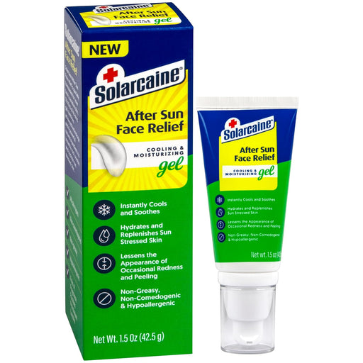 Solarcaine Solarcaine After Sun Face Gel Cooling & Moisturizing Relief 1.5 Oz Medicine & Drugs
