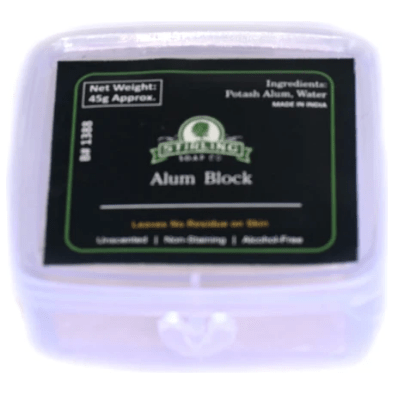 Stirling Soap Co Stirling Soap Co Alum Block Travel Size 45g Shaving & Grooming