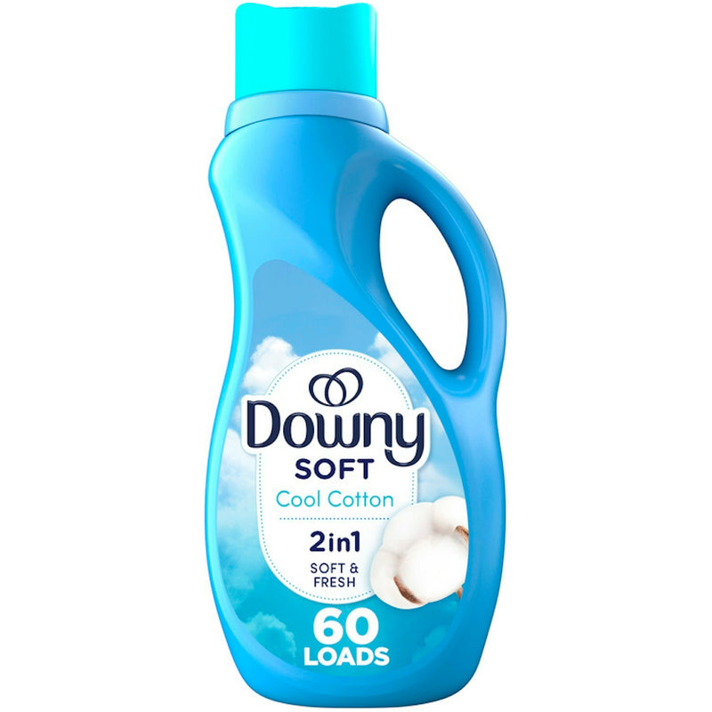 Downy Downy Soft Cool Cotton 2 In 1 Fabric Softener, 60 Loads, 44 Fl Oz Fabric Softeners & Dryer Sheets White Smoke