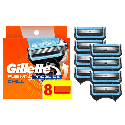 Gillette Gillette ProGlide Chill Men's Razor Blades, 8 Blade Refills Razors & Razor Blades