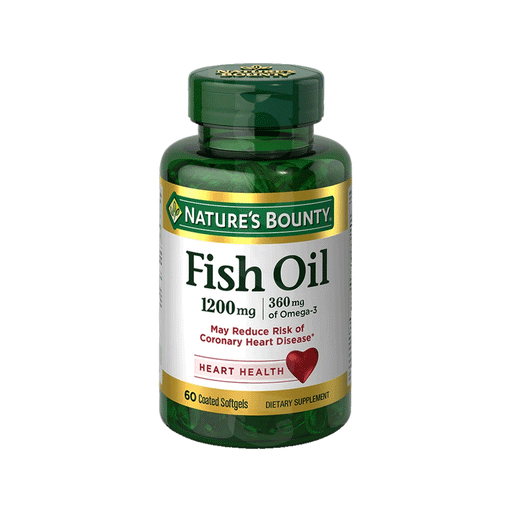 Nature's Bounty Nature's Bounty Odorless Fish Oil 1200 Mg - 60 Coated Softgels Vitamins & Supplements
