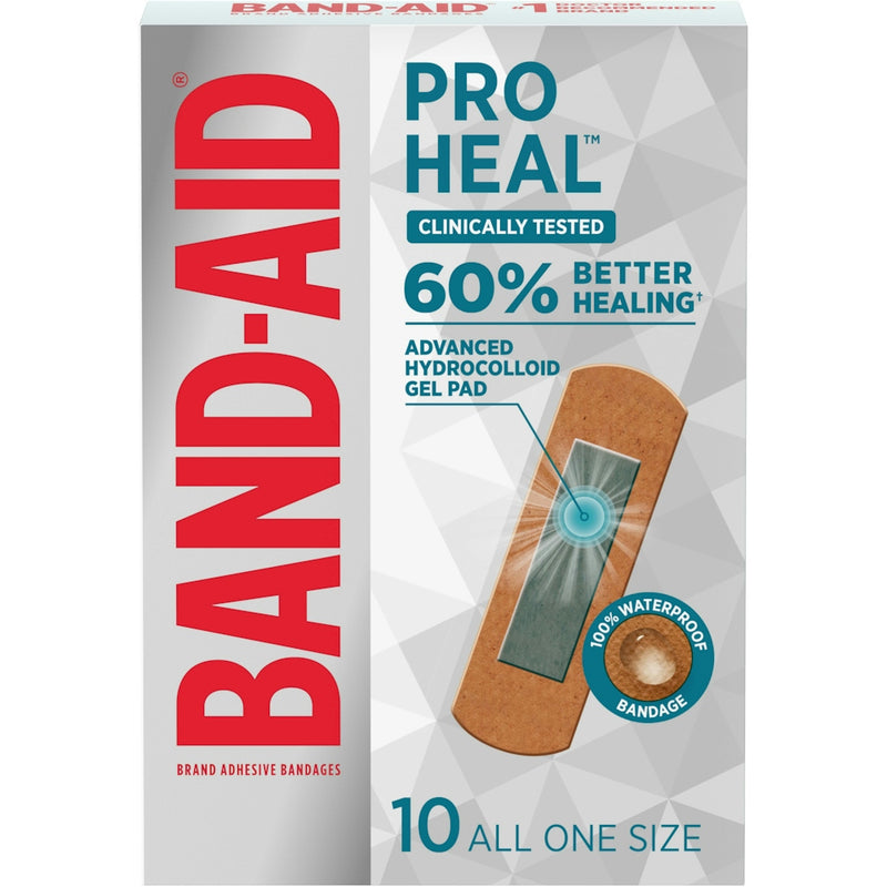 Band-Aid Brand Band-Aid Brand Pro Heal – 10 Count (All One Size) First Aid
