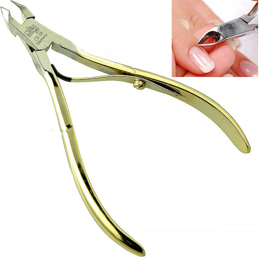 Camila Solingen Camila Solingen 4 Gold Plated Cuticle Cutter - 5mm Blade Manicure & Pedicure Spacers