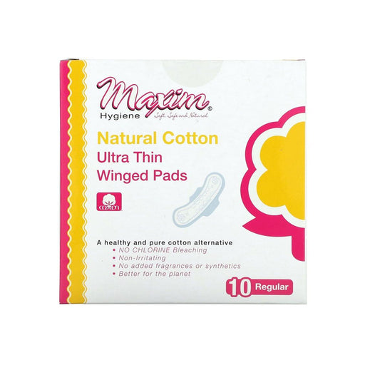 Maxim Maxim Hygiene Products Natural Ultra Thin Winged Pads, Unscented, Daytime Health & Beauty