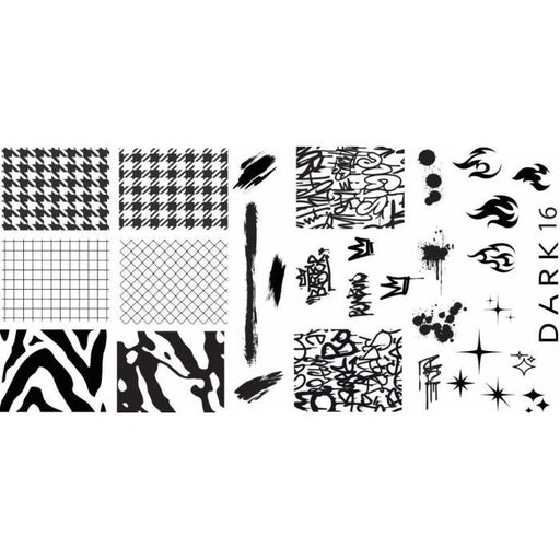 nbmsupply DARK STAMPING PLATE 16 Article : DARK16