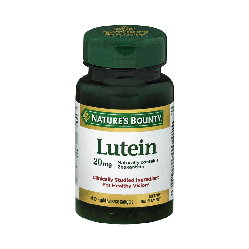 Nature's Bounty Nature's Bounty Lutein, 20 Mg, Rapid Release Softgels Vitamins & Supplements