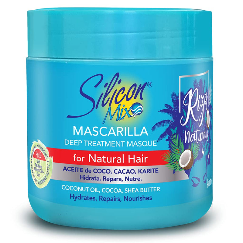 VIP Extensions Silicon Mix Rizos Natural Hair Mask for Natural Wavy and Curly Hair  - Intensive Moisturising Hair Mask Hair Care
