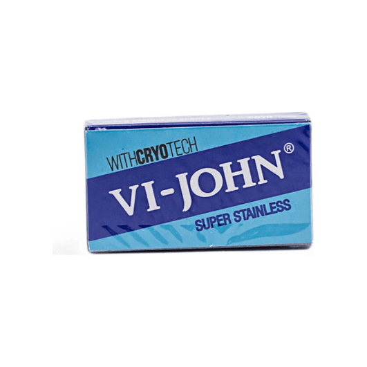 Vi-john Vi-john 10 Super Stainless Double Edge Razor Blades Razors & Razor Blades Dark Slate Blue