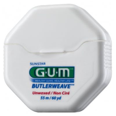 Gum Gum Butlerweave Waxed Dental Floss 55 M Dental Floss