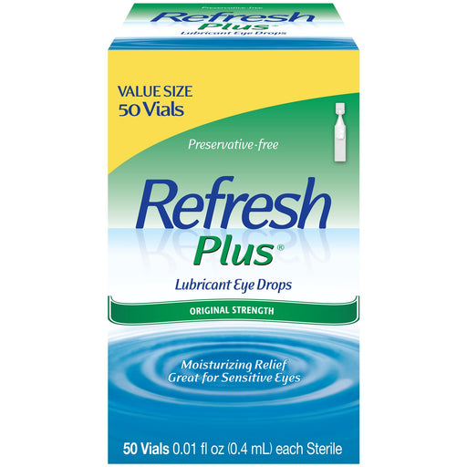 Refresh Refresh Eye Drops, Lubricant, Plus, Single-Use Containers, Value Size Personal Care
