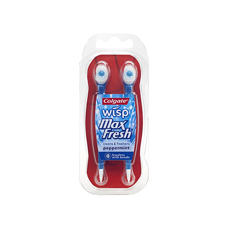 Colgate Colgate Wisp Max Fresh Brushes, With Beads, Peppermint Oral Care