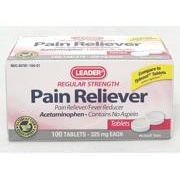 Leader Leader Pain Reliever Tablets 325mg 100ct