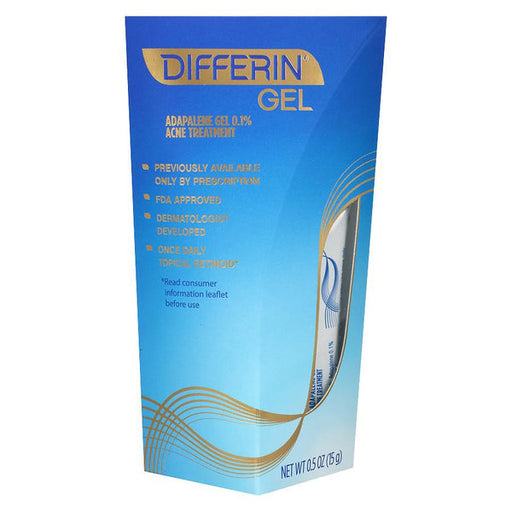 Differin Differin Acne Treatment, Gel 0.5 Oz Skin Care