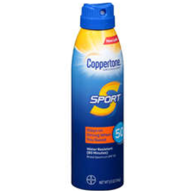Coppertone Coppertone Sport Sunscreen Continuous Spray Broad Spectrum SPF 50, 5.5 Ounces Sunscreen