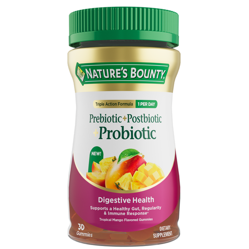 Nature's Bounty Nature's Bounty Prebiotic + Probiotic + Postbiotic Gummies Vitamins & Supplements Lavender