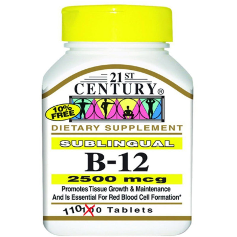 21st Century 21st Century Vitamin B-12  2500 Mcg 110Ct Vitamins & Supplements
