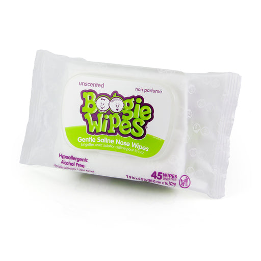 Boogie Wipes Boogie Wipes Saline Nose - 45ct Baby Health White Smoke