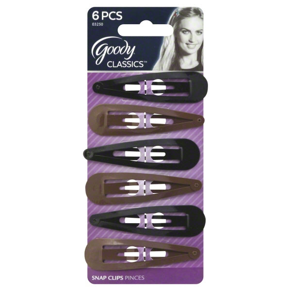 Goody Goody Barrettes, Snap & Go Hair Care White Smoke