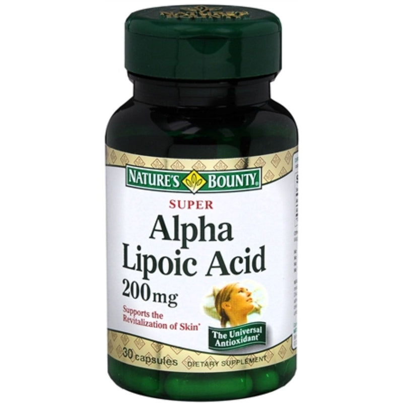 Nature's Bounty Nature's Bounty Super Alpha Lipoic Acid Capsules, 200 Mg Vitamins & Supplements