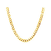 Bids.com 2.4mm 10k Yellow Gold Curb Chain Necklaces