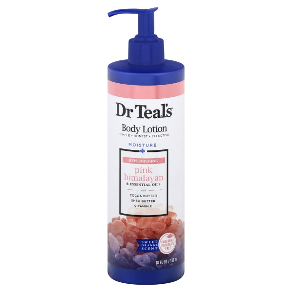 Dr. Teal's Dr. Teal's S Pink Himalayan & Essential Oils Body Moisture Lotion 18 Oz Lotion & Moisturizer White Smoke